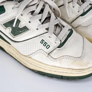 New Balance 550 Aimé Leon Dore Sneaker Shoes White Green BB550ALD Womens 8 thumbnail 9