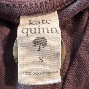 Kate Quinn Women's Jumpsuit Small Organic Cotton Mauve Pockets Oversized Baggy thumbnail 4