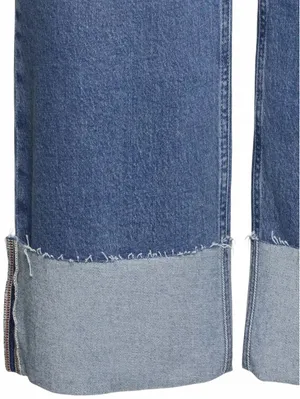 Gap Petite Mid Rise Cuffed '90s Loose Jeans NWT Medium Indigo Sz 29 Petite / 8P thumbnail 6
