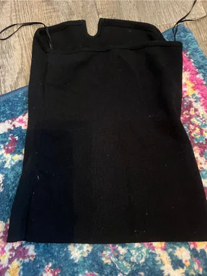 Naked wardrobe Black Strapless Structured Top thumbnail 6