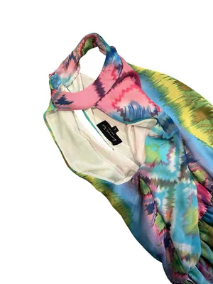 USA Made - Savannah Rae- Multicolor Halter Maxi Dress thumbnail 6