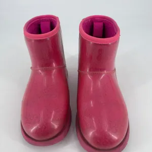 UGG Australia‎ Women's Pink Jelly Rain Boots Size 7 thumbnail 2