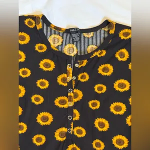 Rue21 Sunflower Print Women One Piece‎ thumbnail 3