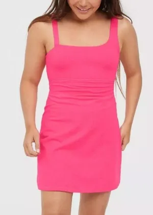 OFFLINE By Aerie The Hugger Athletic Dress in Hot Pink Women’s XS Tennis Dress thumbnail 1