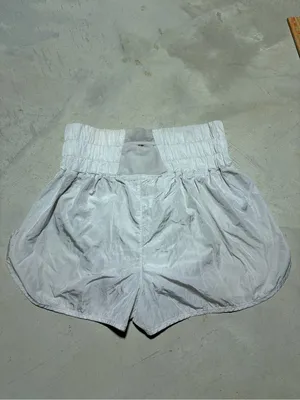 Free people FP movement Lightweight White Women's Elastic-Waist Shorts large thumbnail 5