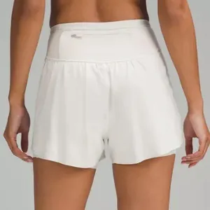 Lululemon Cream Athletic Shorts thumbnail 4