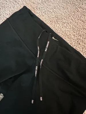 Nike Black Running Leggings Dri-Fit thumbnail 7