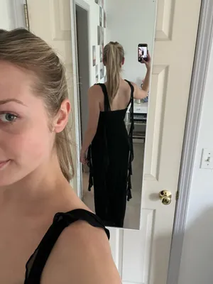 Amazon Black Maxi Formal Dress thumbnail 3