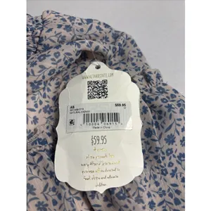 NWT Altar'd State Blue Floral Tiered Mini Skirt Size‎ Medium Cottage Fairy thumbnail 4