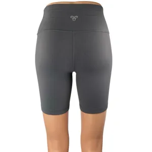 Aritzia TNA Atmophlex Women's Gray Mid Rise Athletic Running Biker Shorts Sz XS thumbnail 3