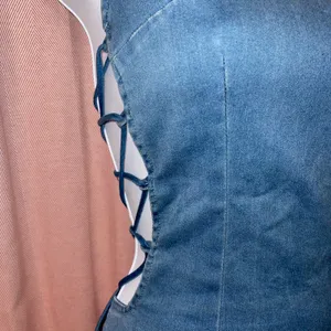 Mebon Denim Dress Blue Size L thumbnail 3