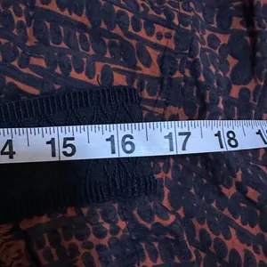 Anthropologie Hei Hei kiri kiti pants orange black medium pull on thumbnail 8