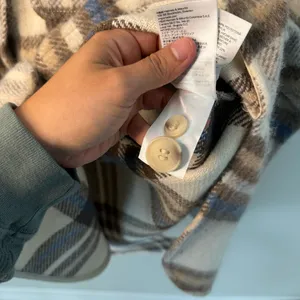 H&M Coat Long Wool Blend Grey thumbnail 8