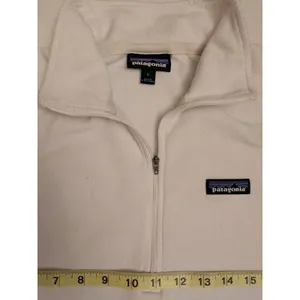 Patagonia Wmn Sz L 1/4 Zip Fleece Pullover Sweatshirt Polyester Outdoors Hiking thumbnail 6