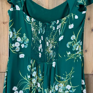 Reformation Rosi Dress Buena Green NEW thumbnail 9