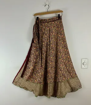 Reversible Maxi Wrap Skirt BINW217 thumbnail 1
