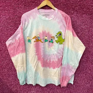 Nickelodeon Rugrats Long Sleeve Tie Dye T-Shirt 2XL thumbnail 1