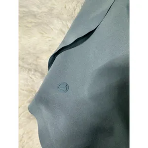 CRZ YOGA 2.5" Running Shorts L Blue High Rise Athletic Workout Dolphin thumbnail 3