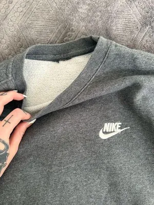 Grey Nike Crewneck Sweatshirt thumbnail 2