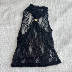 SHEIN Siren Gaze Black See-Through Lace Camisole | Small (S) thumbnail 2