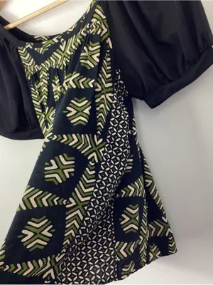 Maeve By Anthropologie Catania Shimmer Puff Sleeve Top Size XS thumbnail 4