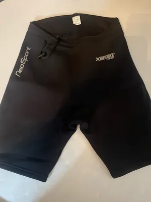 Black Xspan 1.5mm Neoprene Swim/Surf Shorts Unisex Size S thumbnail 1