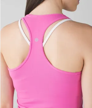 Lululemon Pink Cool Racerback Tank thumbnail 4
