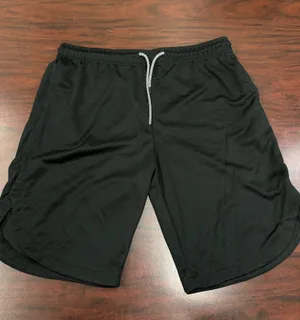 Men’s Black Athletic Running Shorts Size Large thumbnail 1
