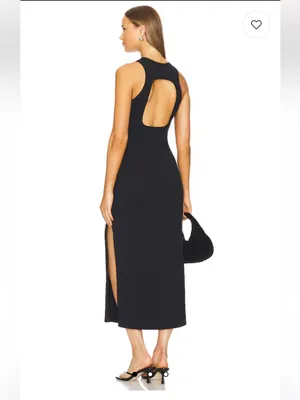 L*Space x Anthropologie Sawyer Midi Dress in Black size Large (L) thumbnail 5