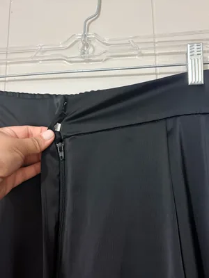 House of Harlow 1960 Satin Wide Leg Pants Black Size XL thumbnail 6