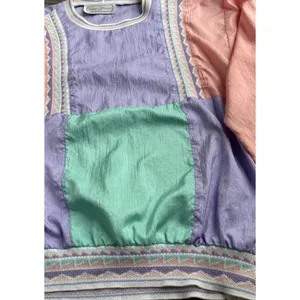 Vintage Saint Germain Women’s Sz Small Jacket Track Light 70s 80s Color thumbnail 3