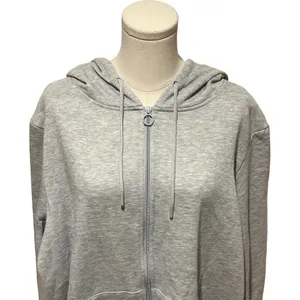 Primark Cares Women's Grey Full-Zip Hoodie Sweatshirt Size 2XL thumbnail 5