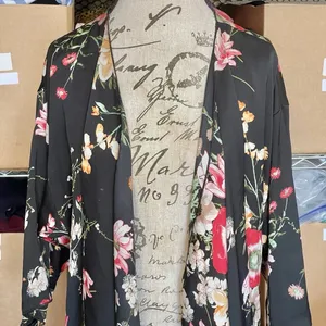 LuLaRoe Duster Cardigan Medium Floral thumbnail 5