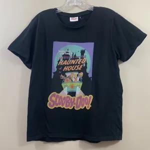 Scooby-Doo Mysteries of the Haunted House Black T-Shirt thumbnail 1