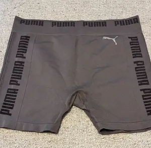 Puma Grey Evoknit Mid Rise Activewear Shorts thumbnail 1
