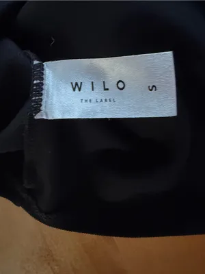 WILO Melbourne Australia Black High Neck Ribbed Tank Top thumbnail 3