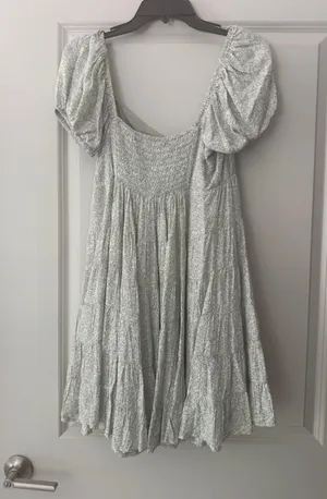 Altard State- Green And White Mini Dress thumbnail 2