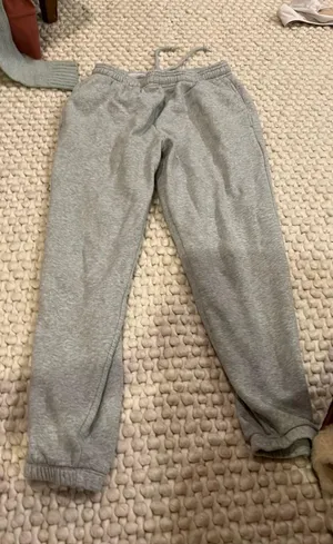 Gray Baggy Sweatpants Size M thumbnail 1