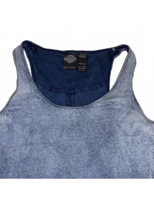 Vintage Y2K Harley-Davidson Women's L Ombre Tank Top HD Back Tank Logo thumbnail 3