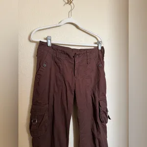 The North Face‎ Hiking Utility Cargo Pants Sz 8 in Brown thumbnail 2