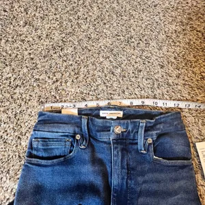 Good American‎ Good Waist Crop Skinny High Rise Jeans Distressed Blue Size 0 25 thumbnail 4