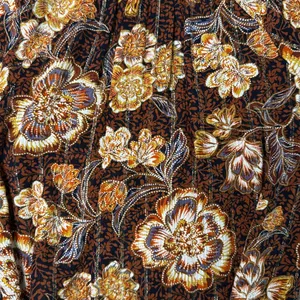 Shyanne Floral Blouse - Brown and Gold thumbnail 8