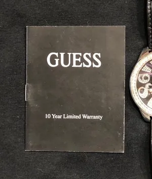 Whimsical large face GUESS watch thumbnail 1