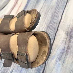 Birkenstock Betula Milano Brown Leather Sandals thumbnail 6