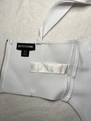 Pretty Little Thing Top Corset White thumbnail 4