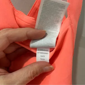 New Athleta Arrival Tank Sunset Glow Size Small Camisole Arrival Coral‎ Orange thumbnail 8