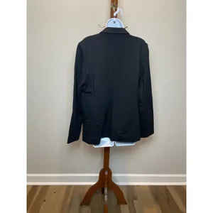 Express Stretch Tuxedo Single Button Blazer Black Size L thumbnail 3