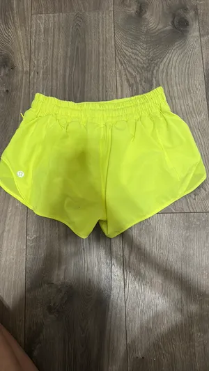 Lululemon Neon Shorts Hotty Hot thumbnail 2