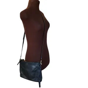 Kate Spade Black Pebble Leather Crossbody thumbnail 2