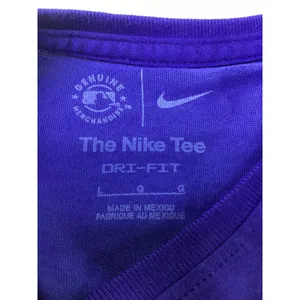 Nike Texas Rangers Womens L Dri-FIT Tank Top Purple MLB 01QI-11TU-TER-4EH‎ thumbnail 3